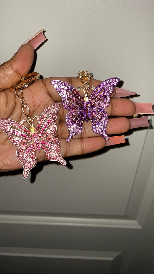 Butterfly key chain